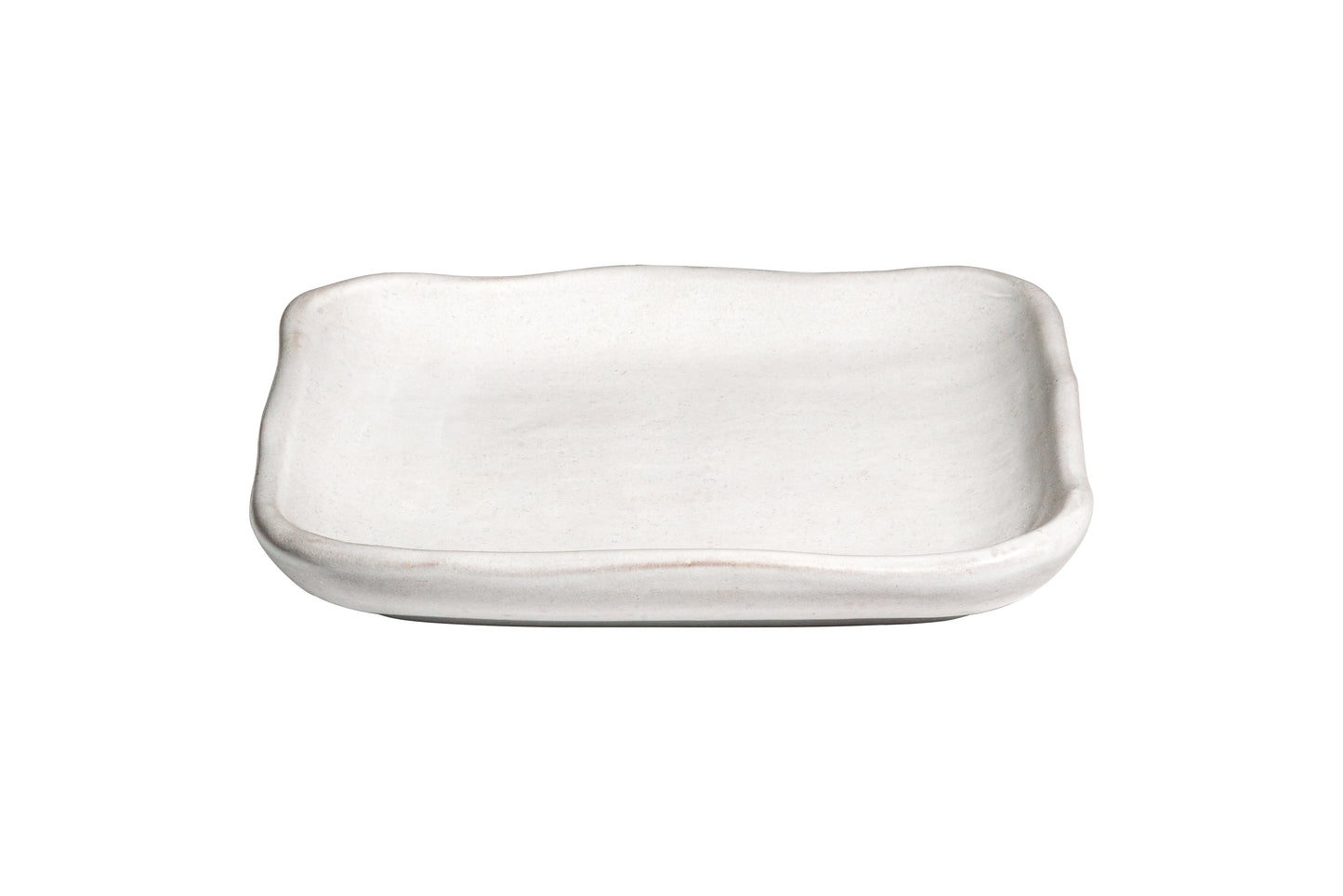 Form in Color - Squared Platter - White