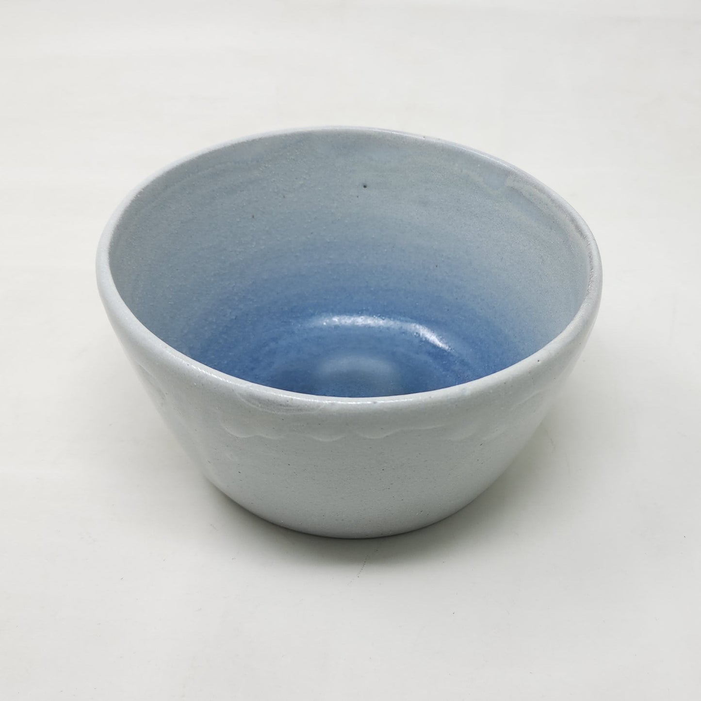 Siwa - Ramekin - Ivory (White) & Blue Blop