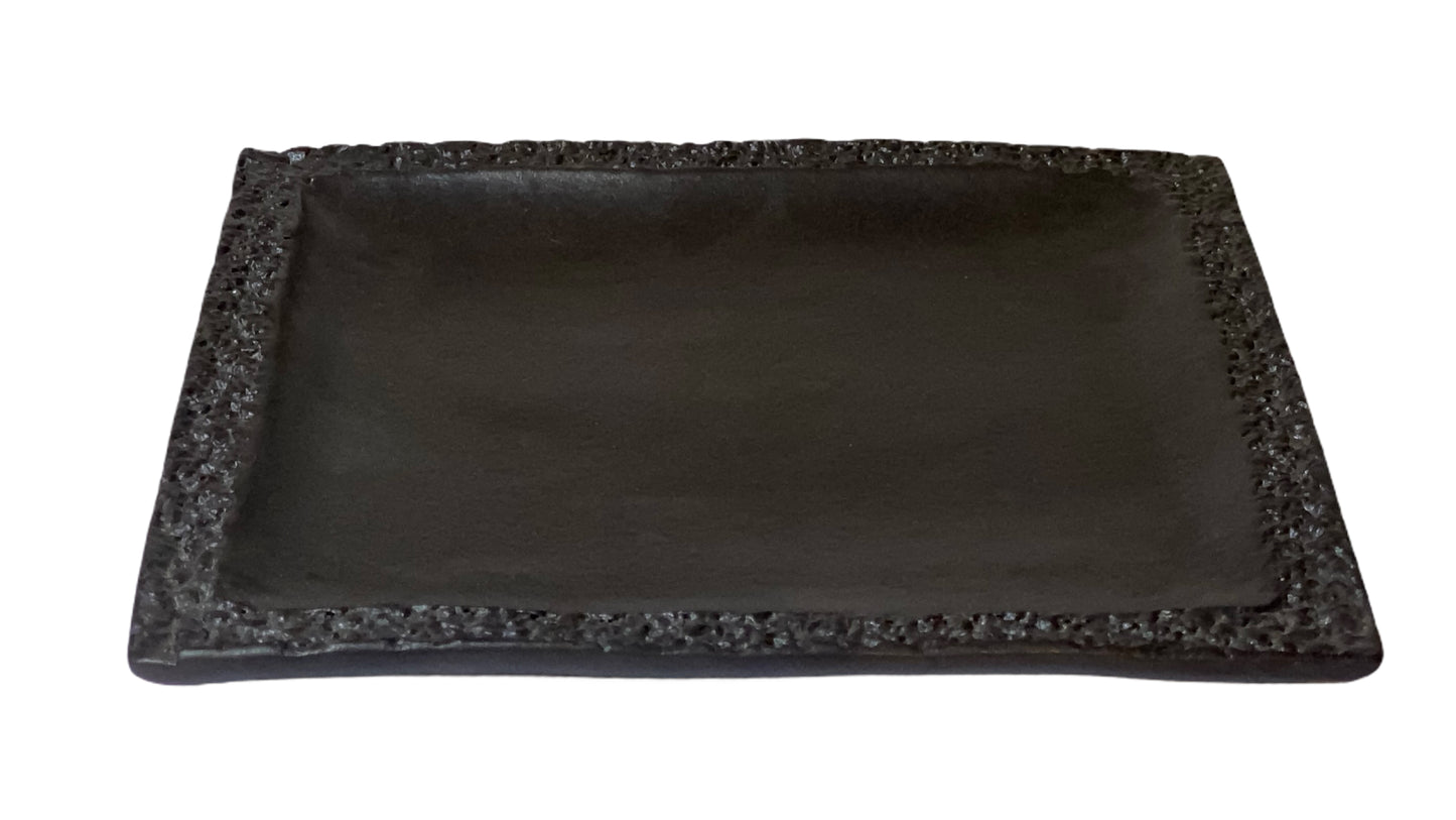 Mamba - Black Matte Squared Serving Platter
