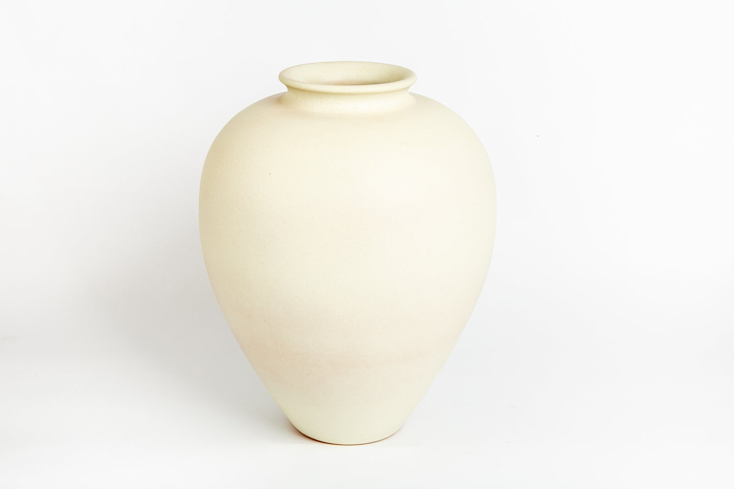 Accessories _ Rounded Ivory White Vase