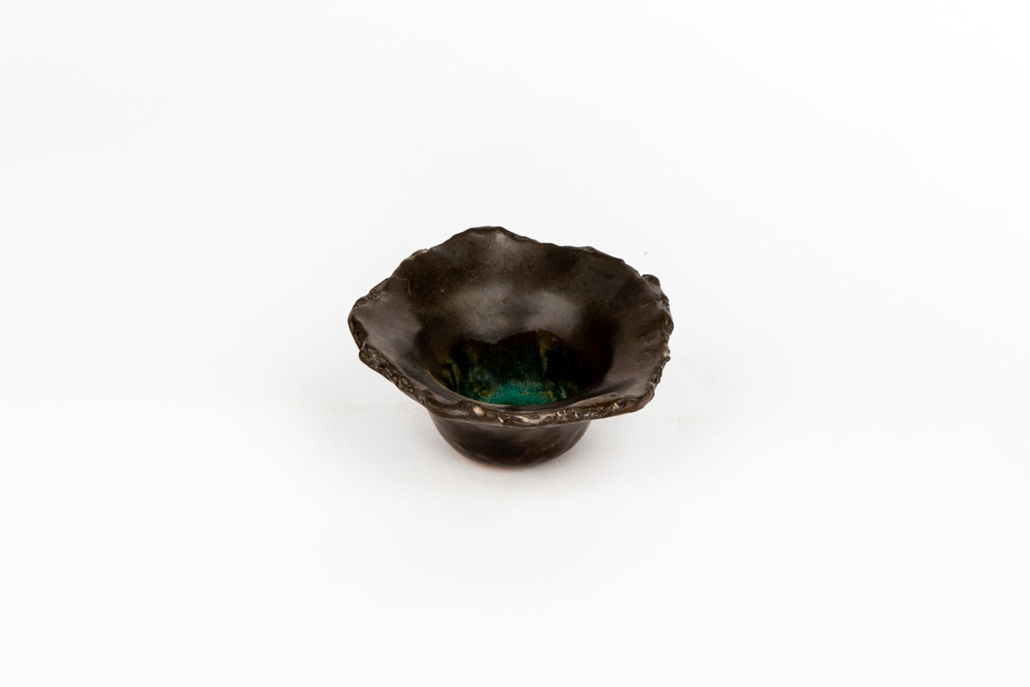 Bloom - Aqua Heart Black Ramekin