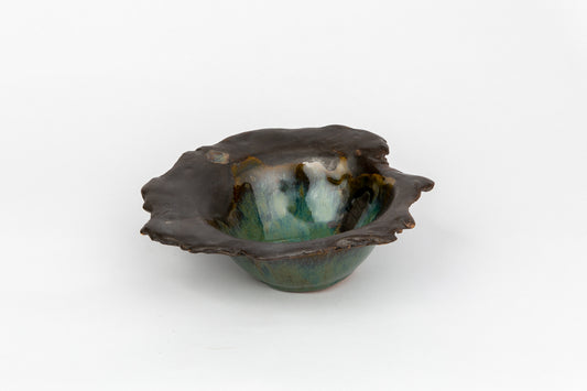 Bloom - Bowl - Aqua Heart Black