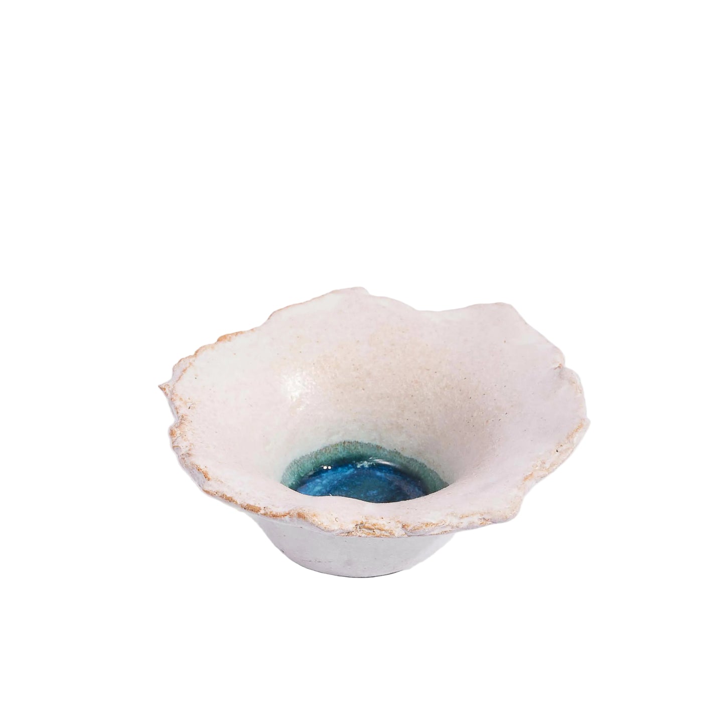 Bloom - Aqua Heart Ivory (white) Ramekin