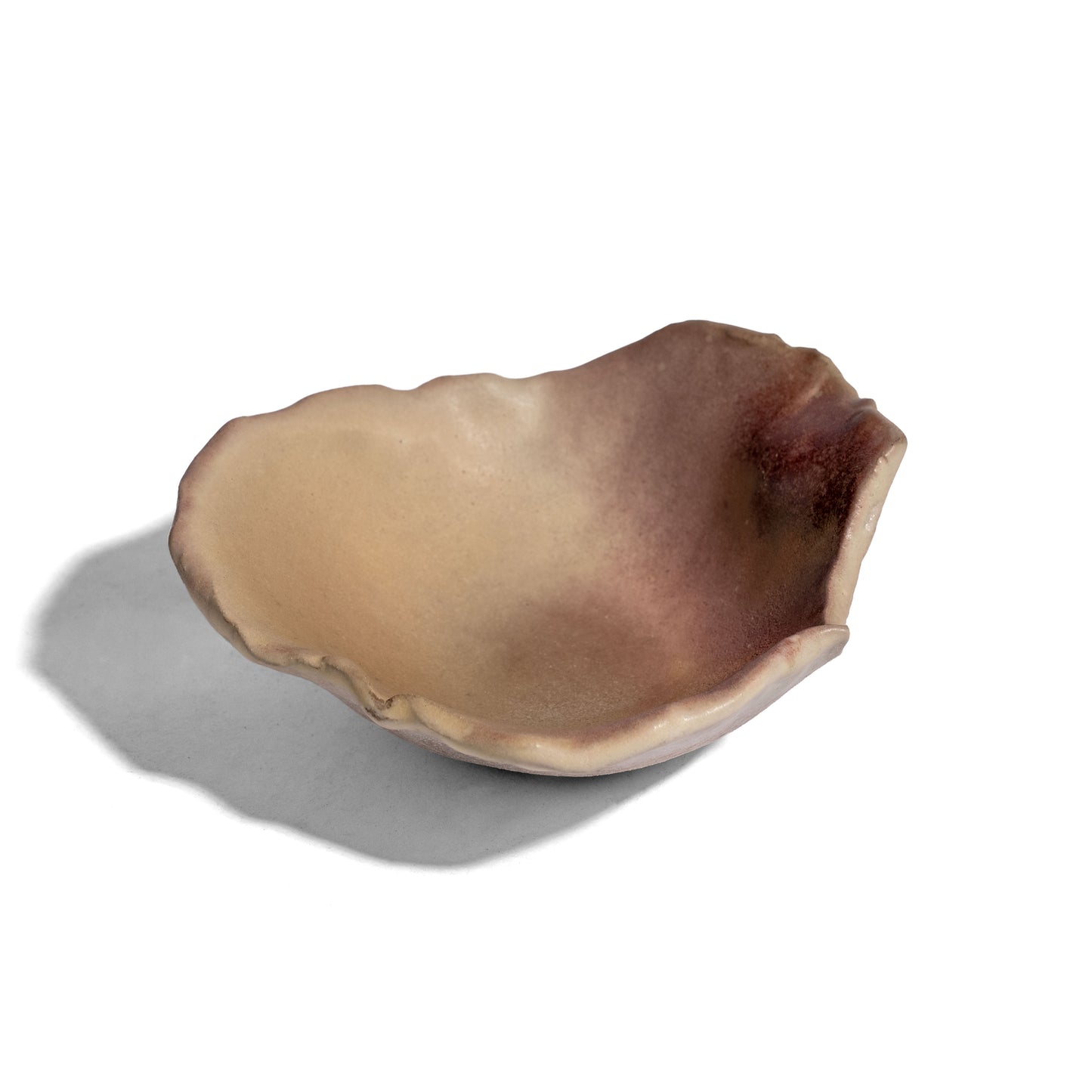 Tarantella - Oxidized Gold Ivory White Small Bowl