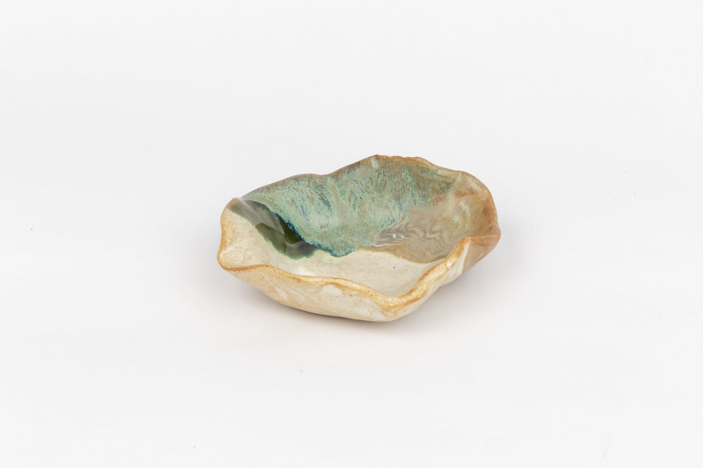 Tarantella - Blues & Nude Ivory White Base - Deep Plate