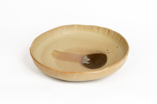 Comet - Serving Platter - Greyish Green - (Nude Oxide)