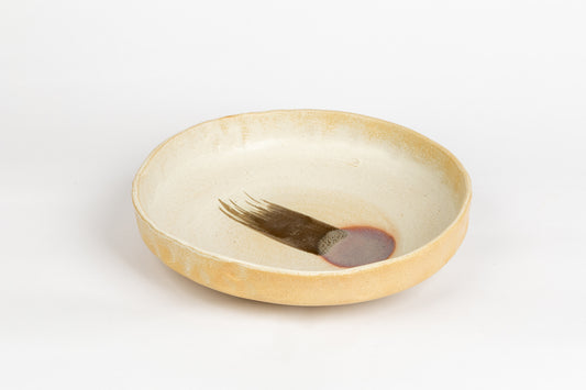 Comet - Serving Platters - Ivory (white) Red Oxide