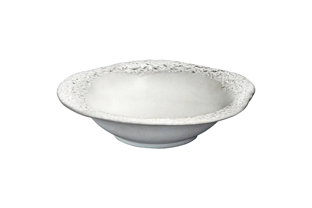 Coral - White Matt Deep Plate