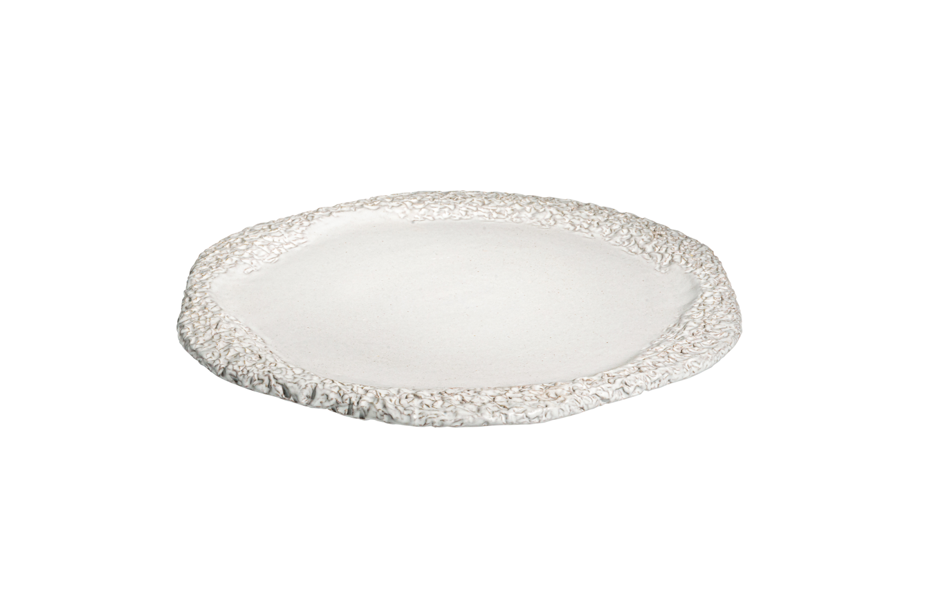 Coral - White Matt Flat Plate