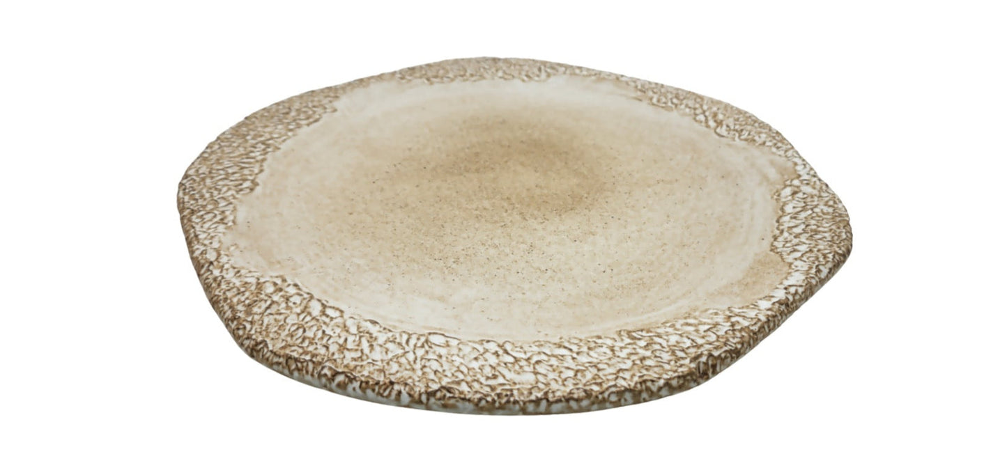 Coral - Ivory (White) Flat Plate