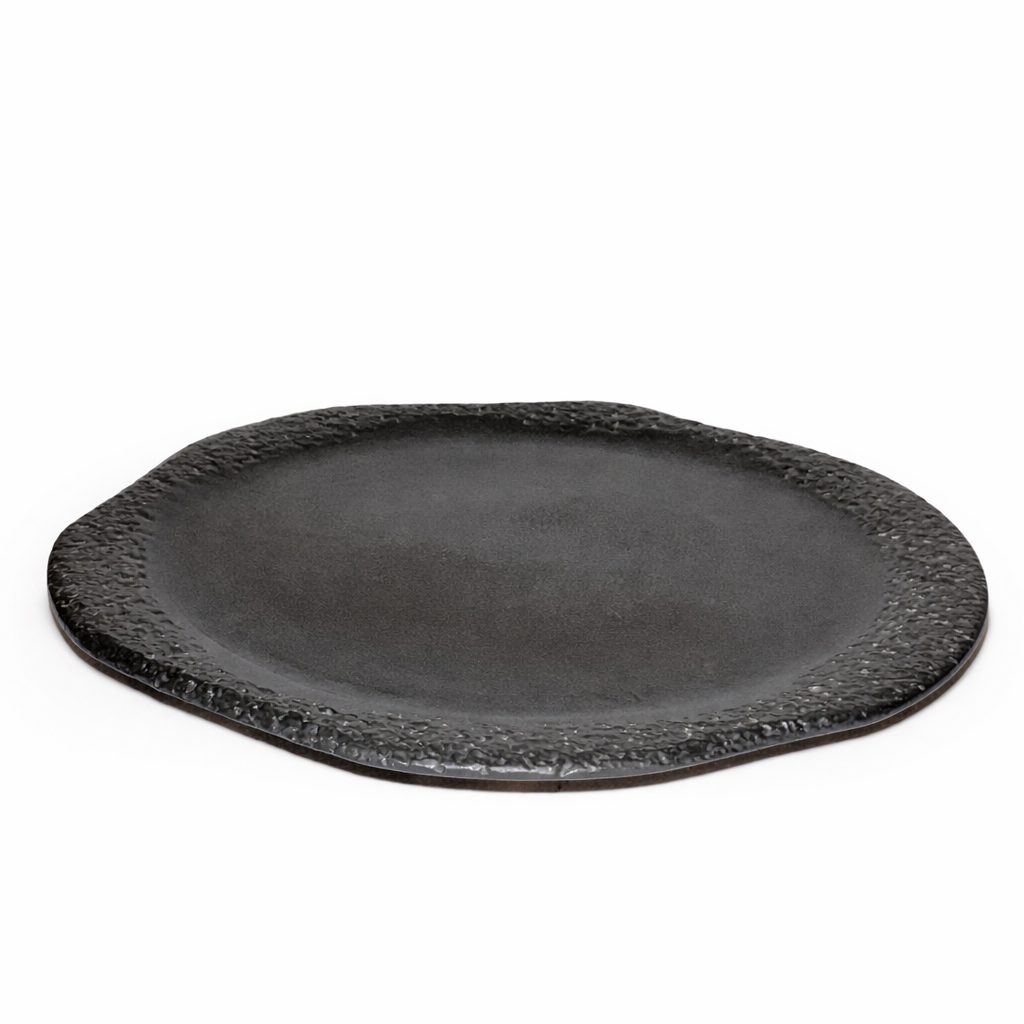 Coral - Black Matt Flat Plate