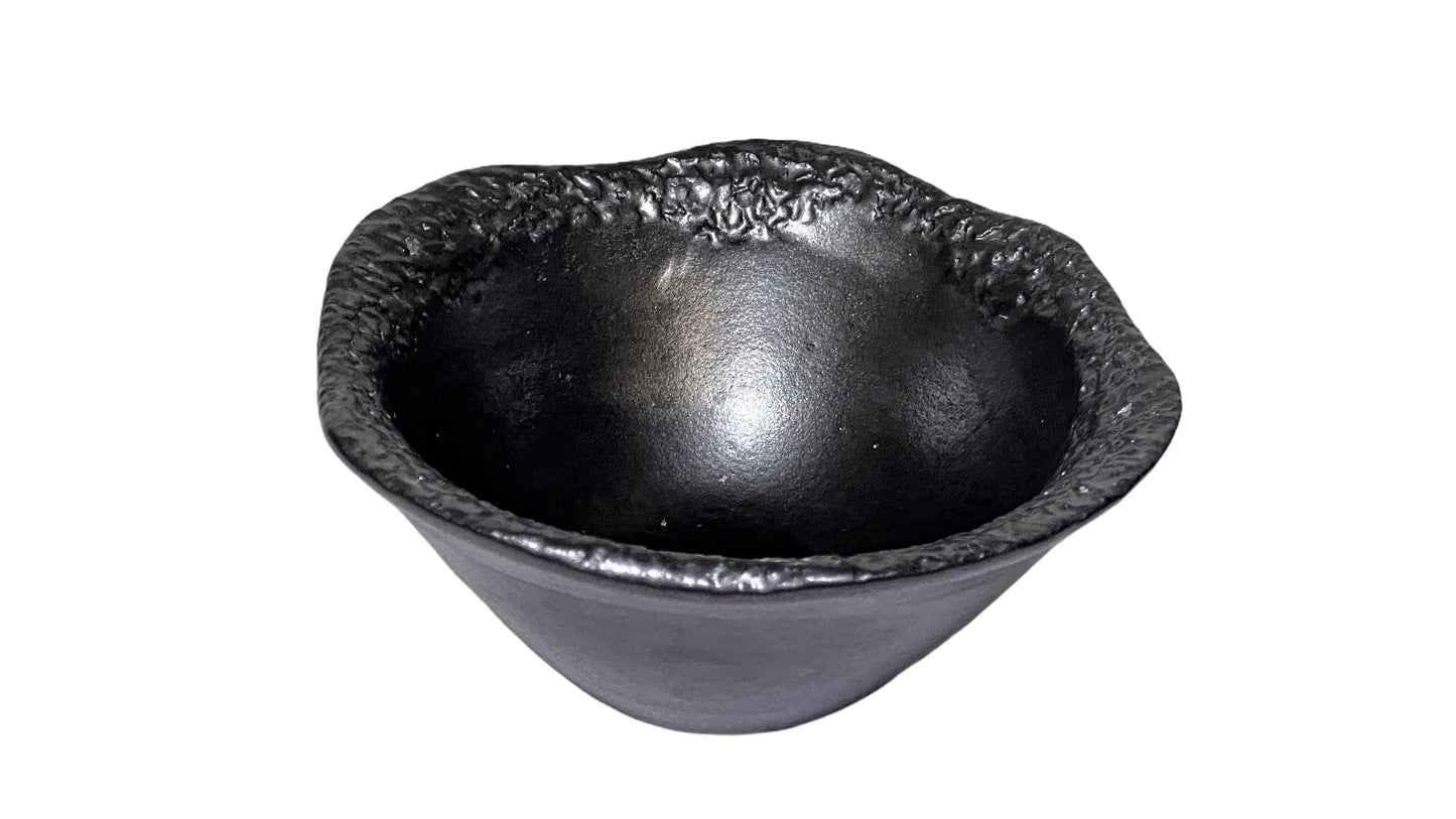 Coral - Black Matt Bowl