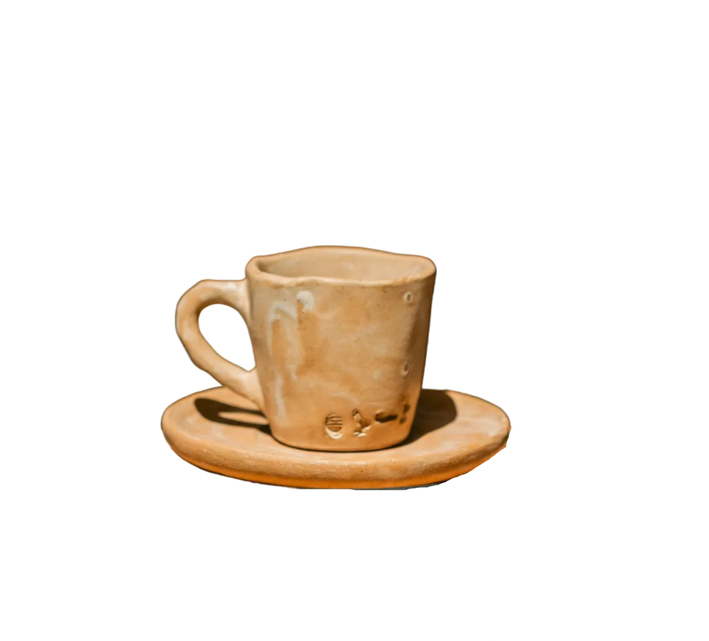 Caves - Nude Sand (Beige) 2 Set of Espresso Cup & Saucer