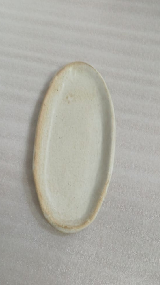 Caves - Oval Platter - Ivory (White)