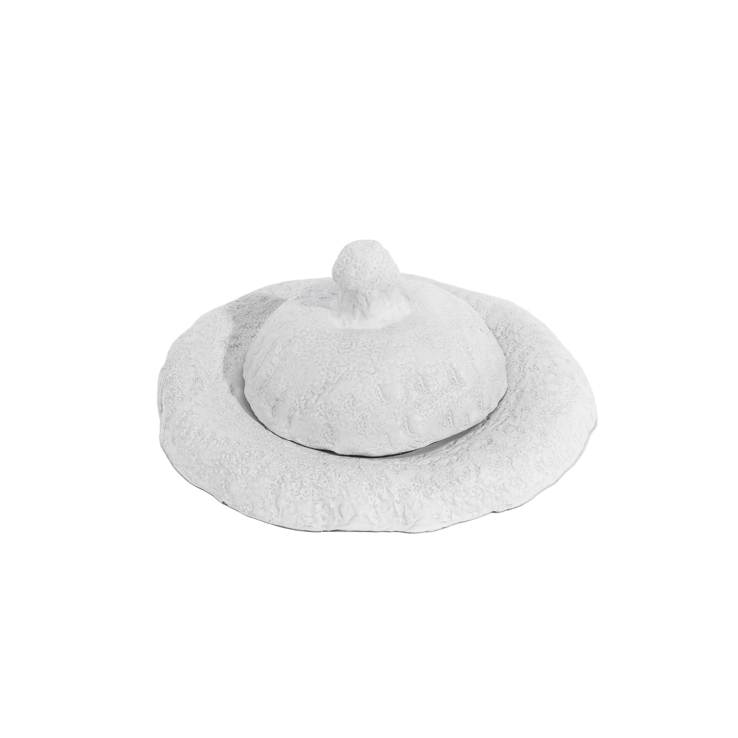 Lava Flames - Ivory White Molten Peak