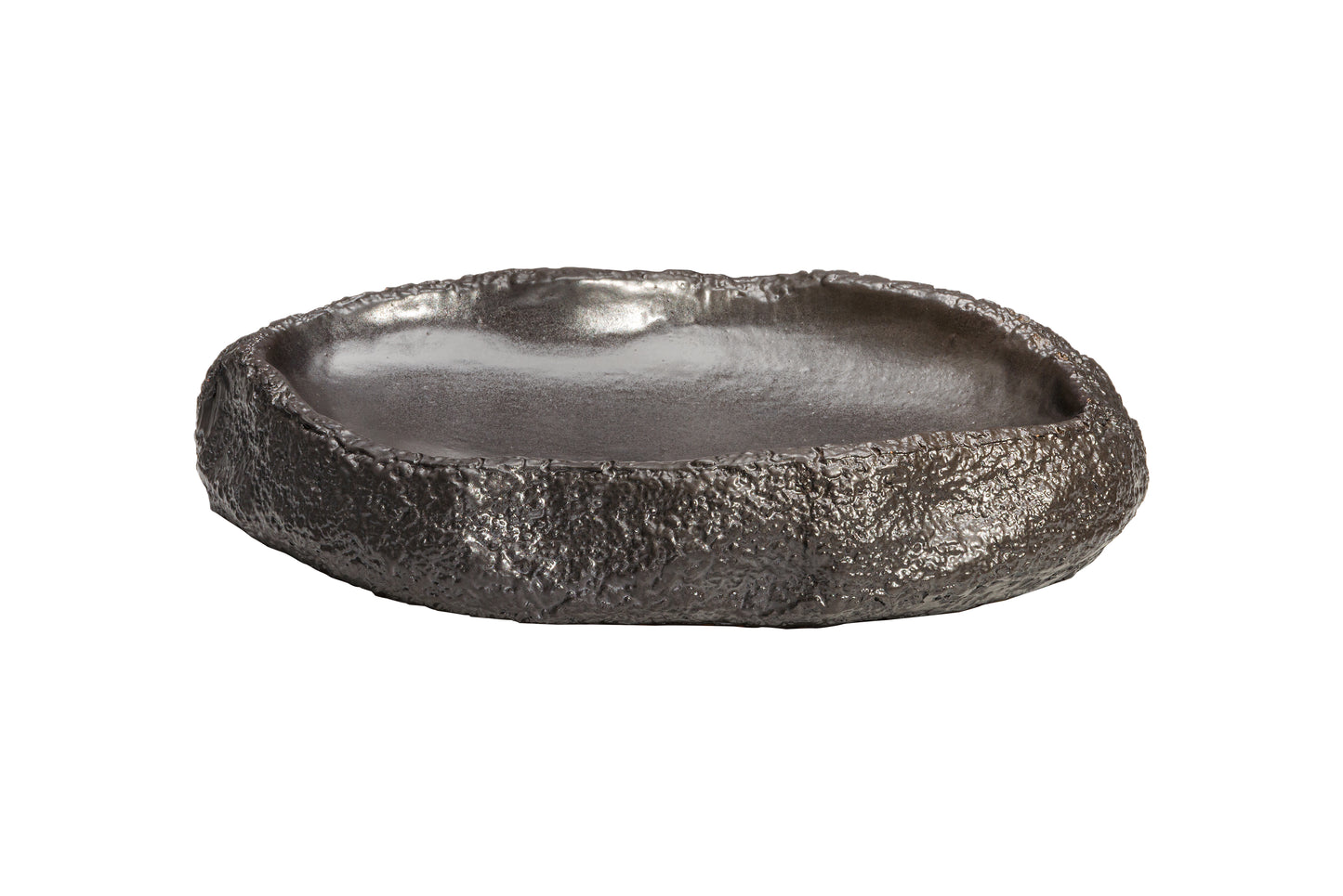 Reef - Oval Serving Platter - Black Matte