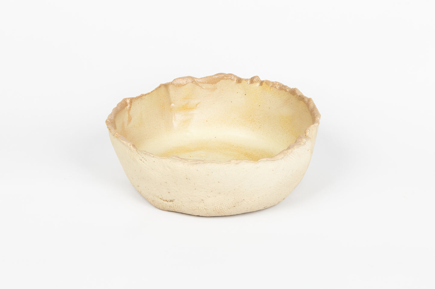 Seaside - Basket Bowl - Ivory white