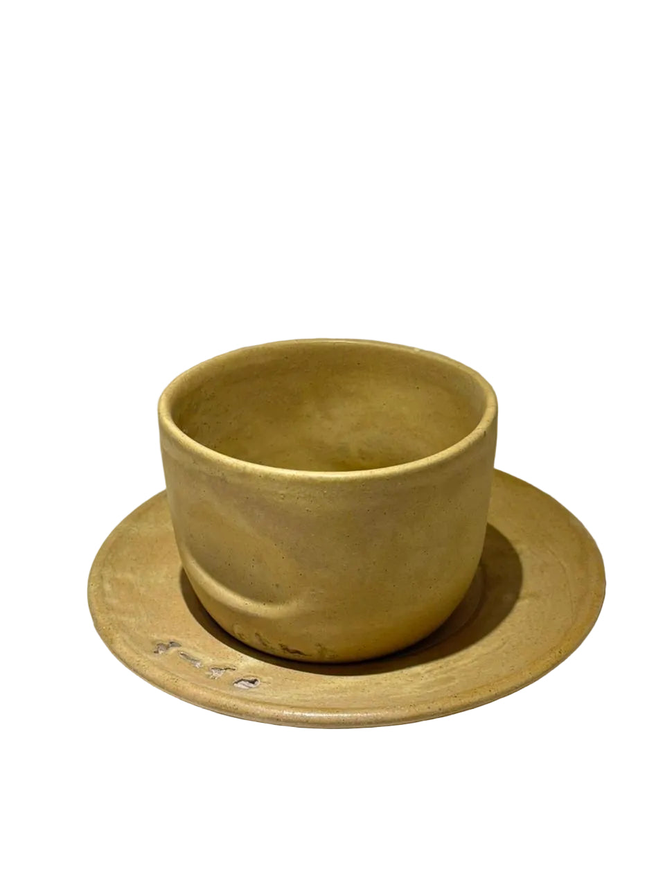 Cave - Nude Sand (Beige) Set of 2 Espresso Cups & Saucers
