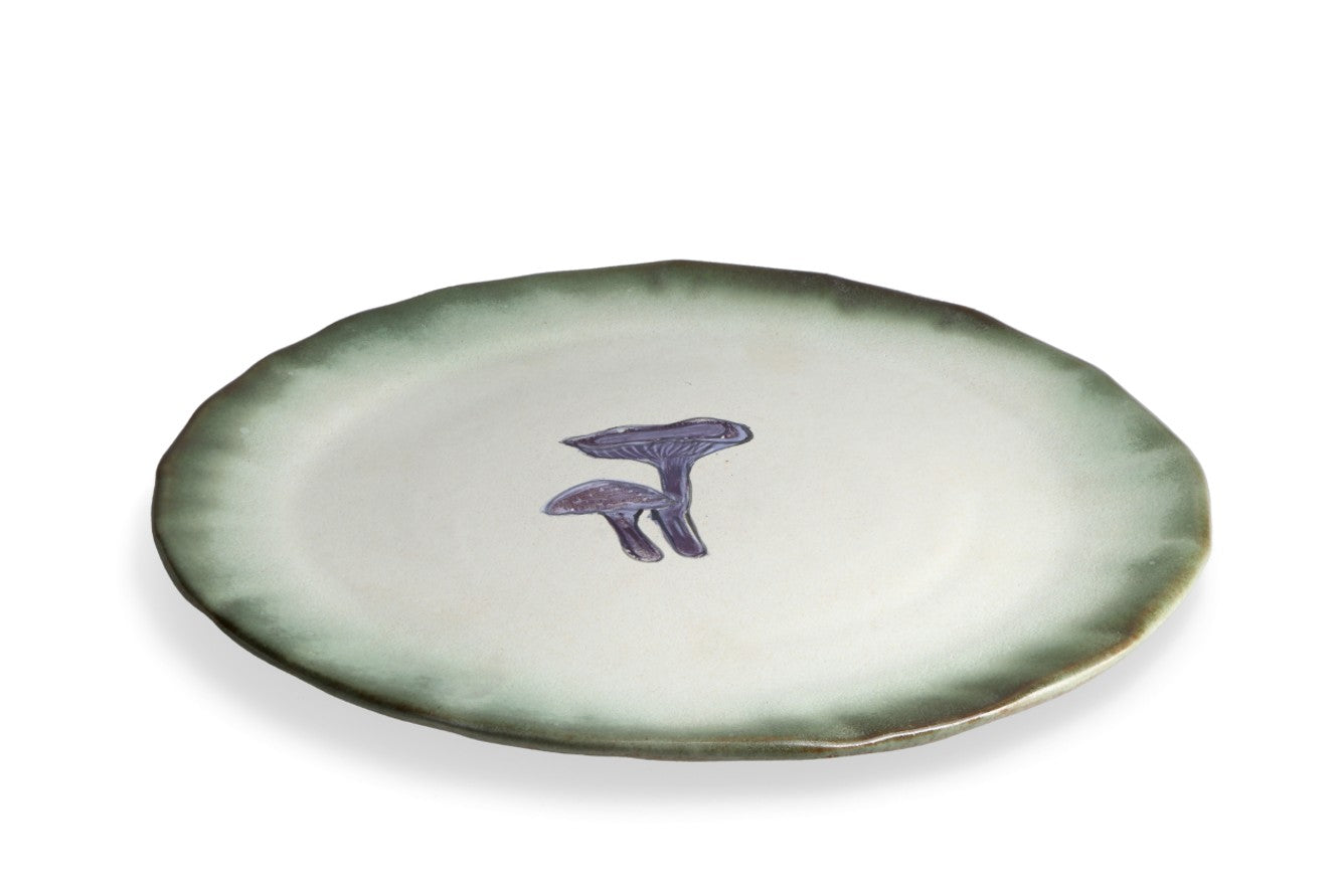 Magic Mushies - Pistara Flat Plate - Indigo