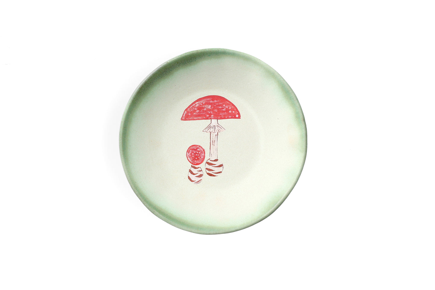 Magic Mushies - Pistara Deep Plate Ruby