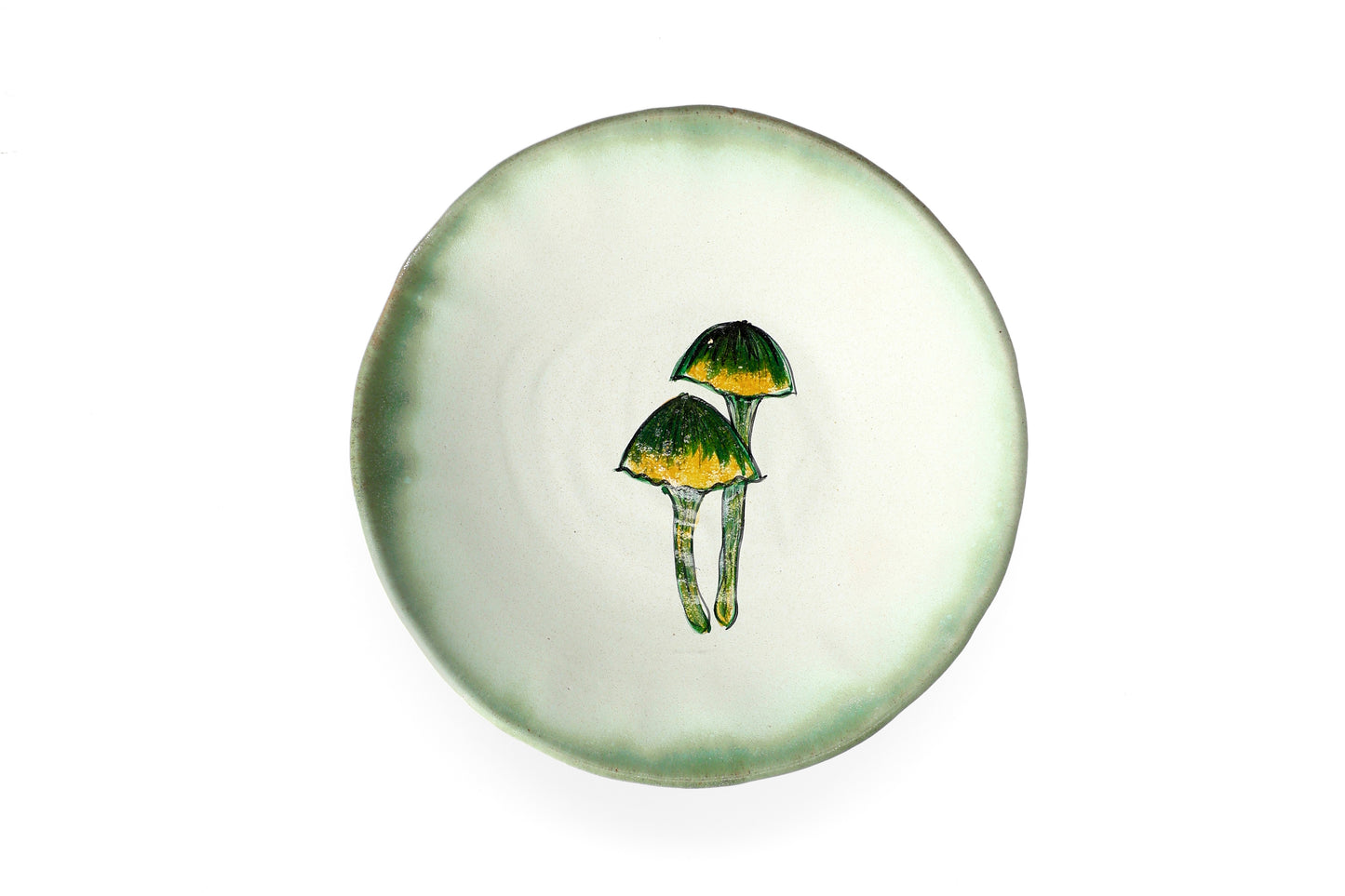Magic Mushies - Pistara Deep Plate - Sunny