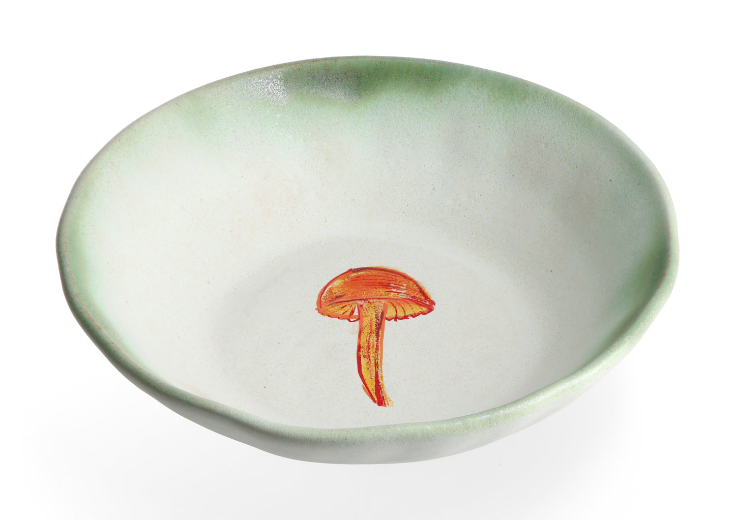 Magic Mushies - Pistara Serving Plate - Amber