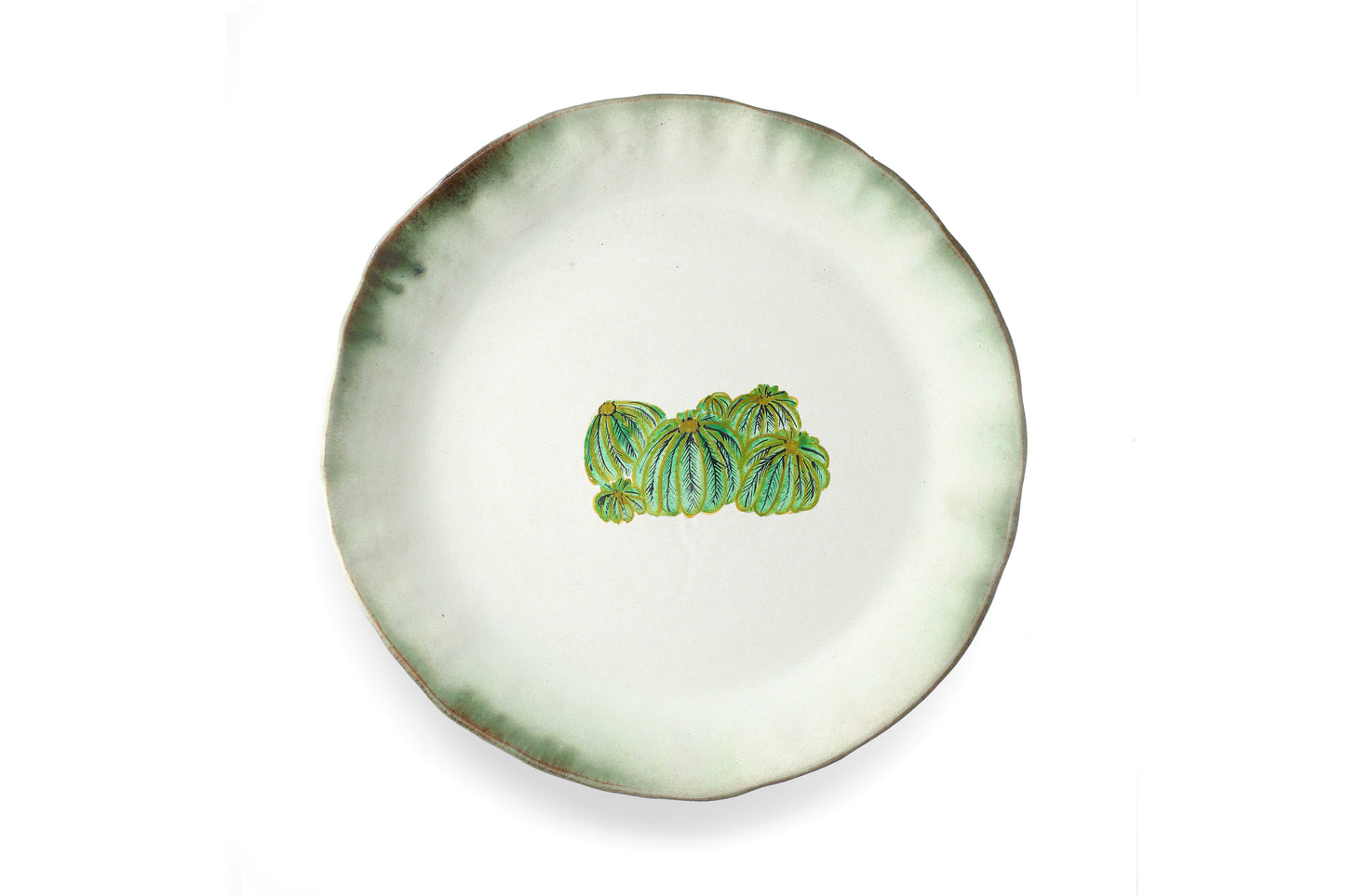 Magic Mushies - Pistara Deep Serving Plate Cluster
