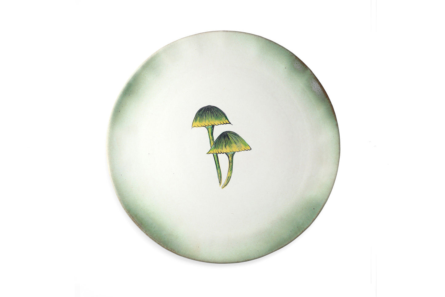 Magic Mushies - Pistara Flat Serving Plate Sunny