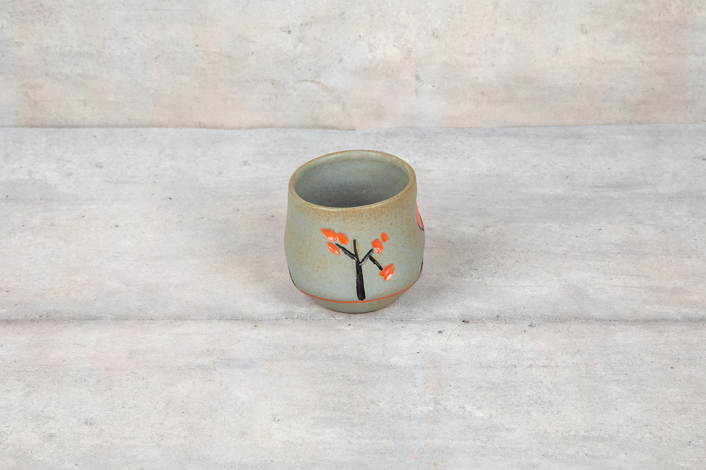 Giftware - Tulip Tumbler - Orange + Black