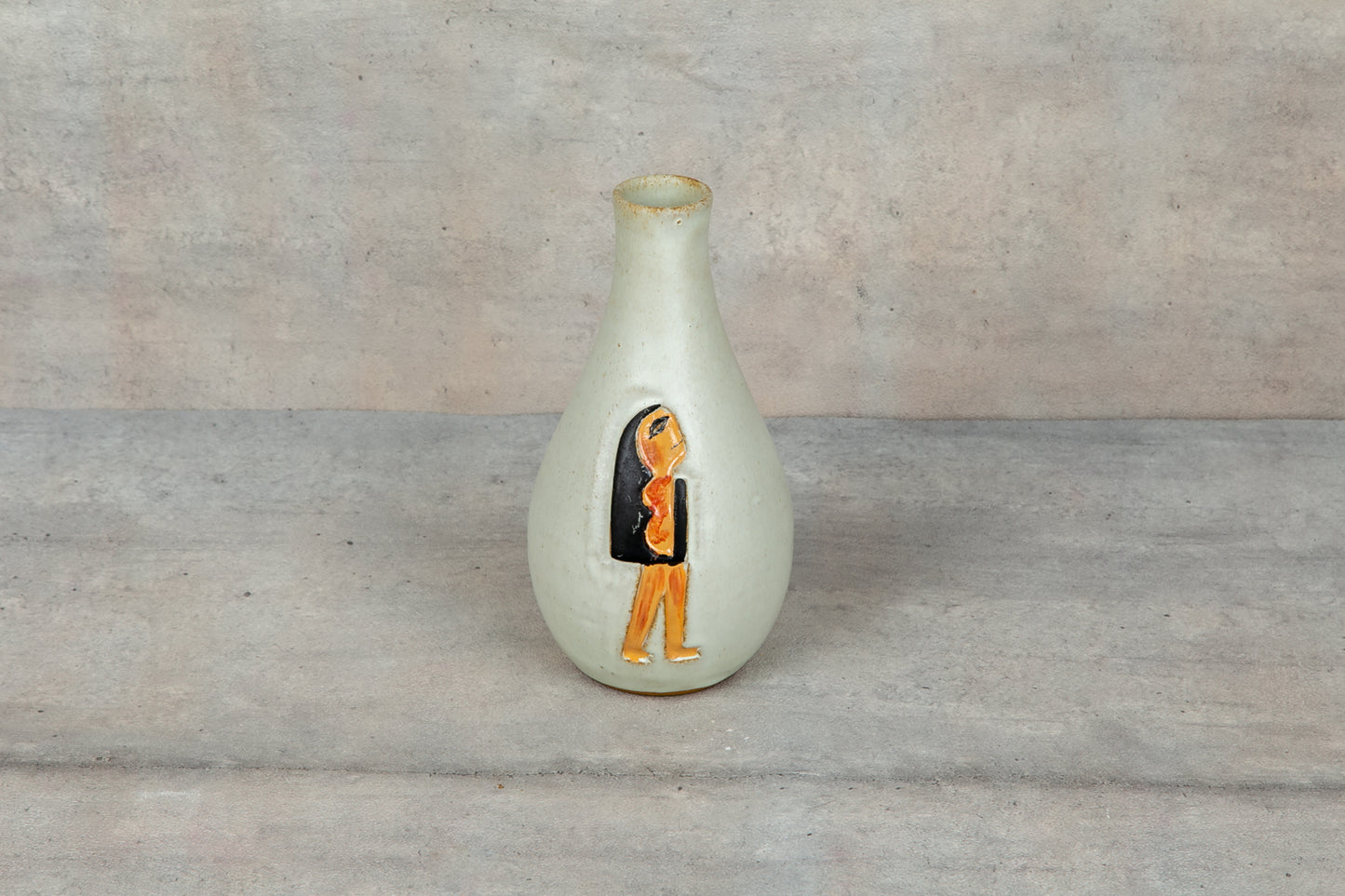 Giftware - Bulb Bottle - Skies Blue & Orange Hemet