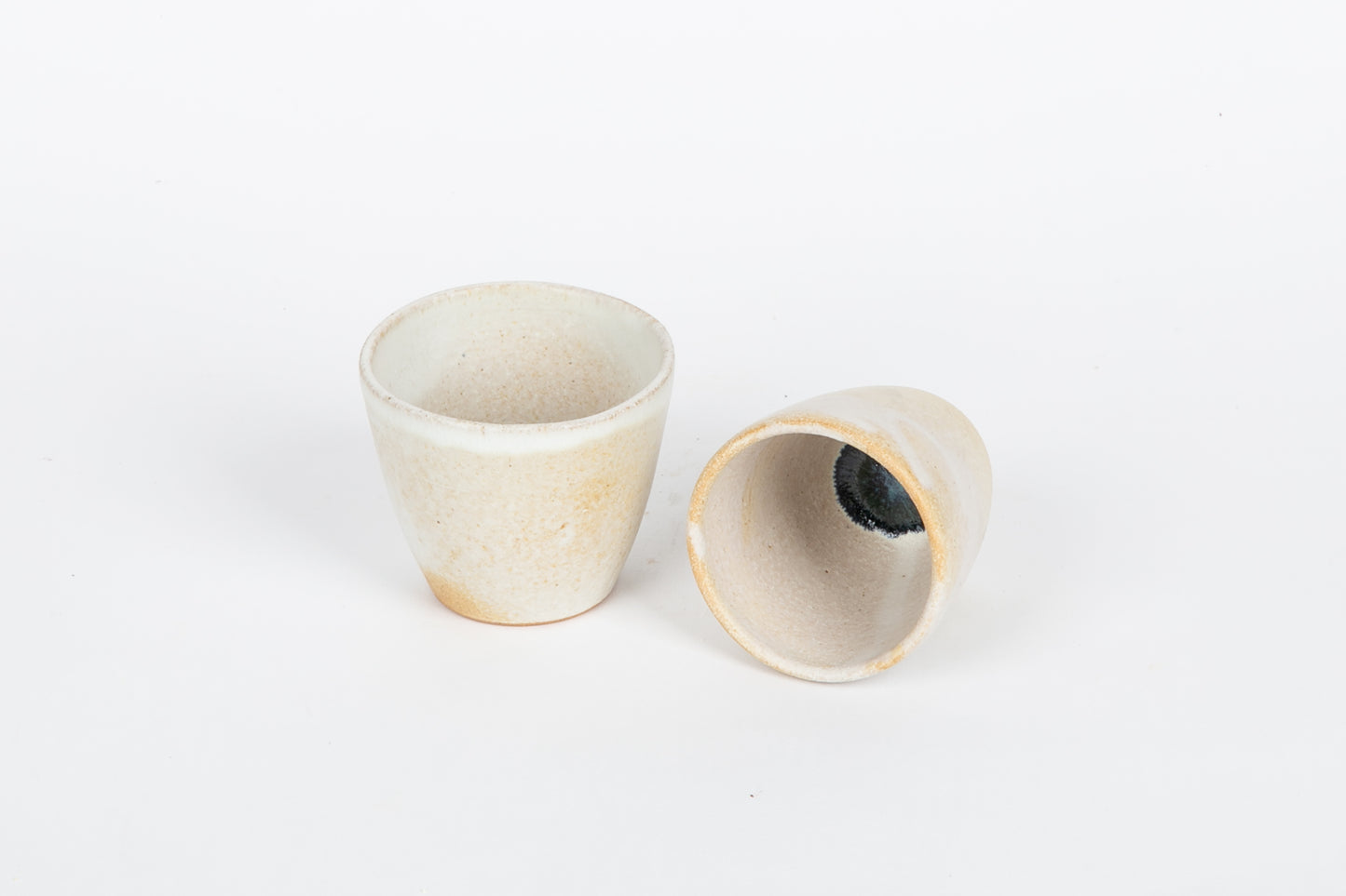 Siwa - Espresso Cup - Ivory & Blue Blob