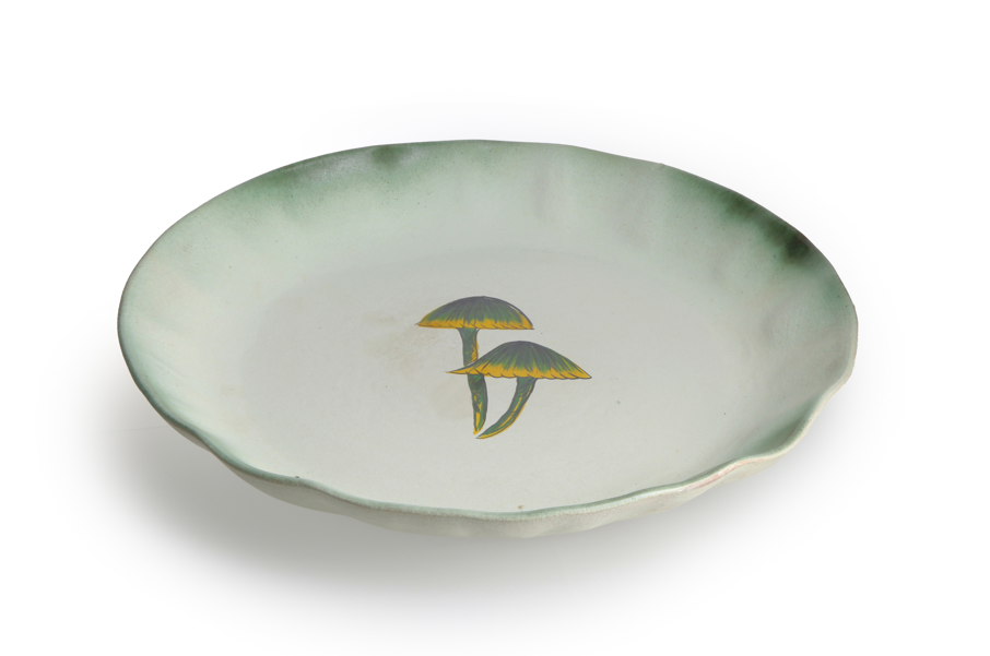 Magic Mushies - Pistara Deep Serving Plate Sunny