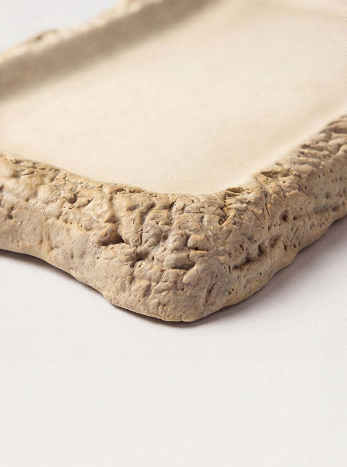 Seaside - Rectangular Tray - Ivory White