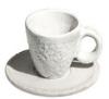 Mamba - Cappuccino Cup & Saucer - White