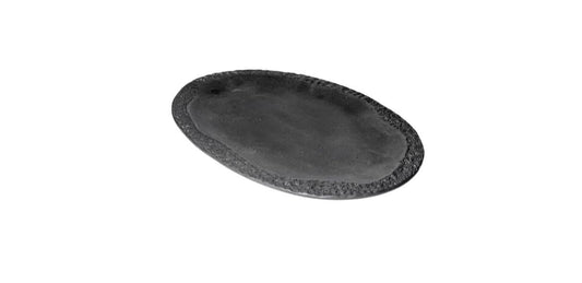 Coral - Oval Platter - Black Matte