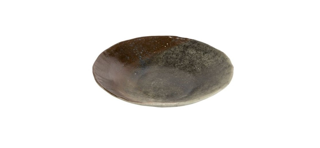 Moon - Deep Plate - Bronze Charcoal Cresent