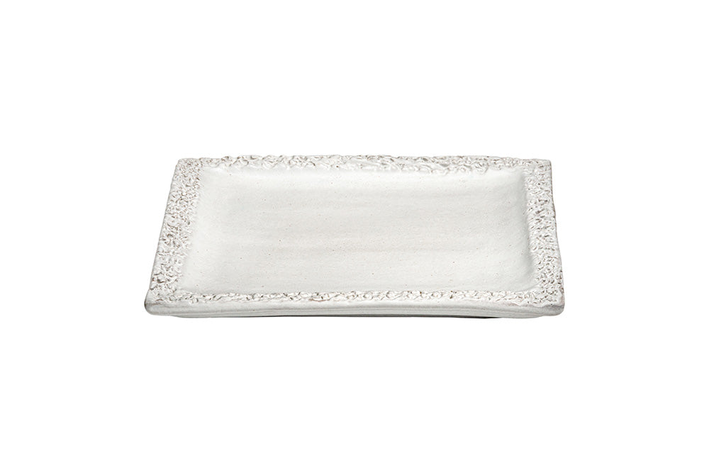 Mamba - Squared Platter - White Matte