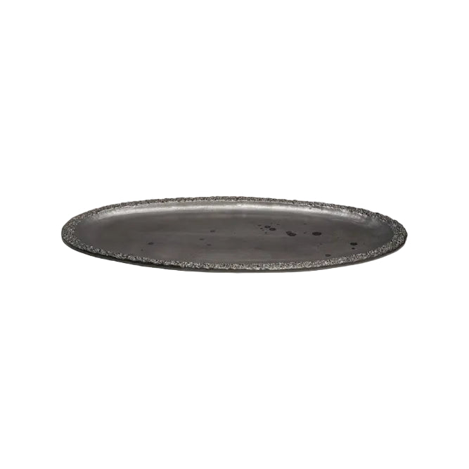 Mamba - Black Glossy Oval Serving Platter