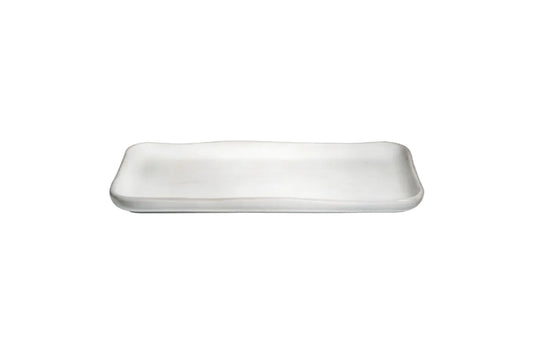 Form In Color - All White Matte Rectangular Platter