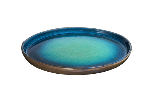 Siwa - Flat Plate - Ciel & Olive Blue