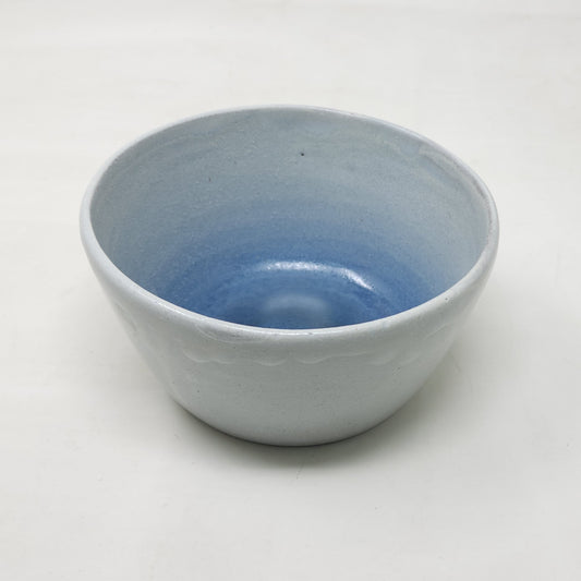Siwa - Ramekin - Ivory (White) & Blue Blop