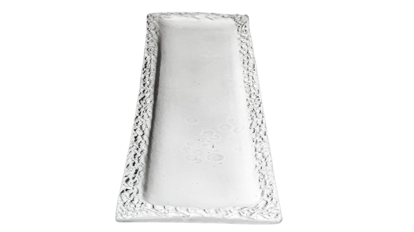 Mamba - White Matte Rectangular Serving Platter
