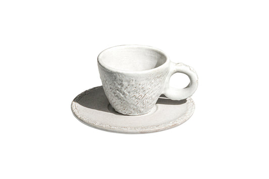 Mamba - White Espresso Cup & Saucer - White