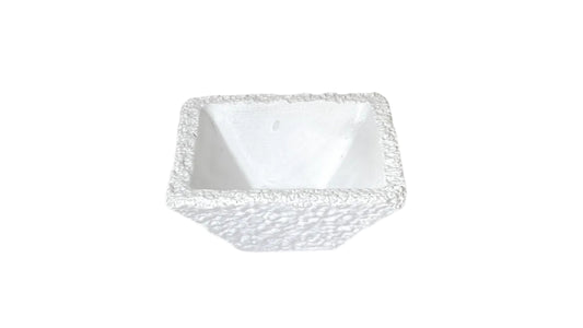 Mamba - White Matte - Squared Small Bowl