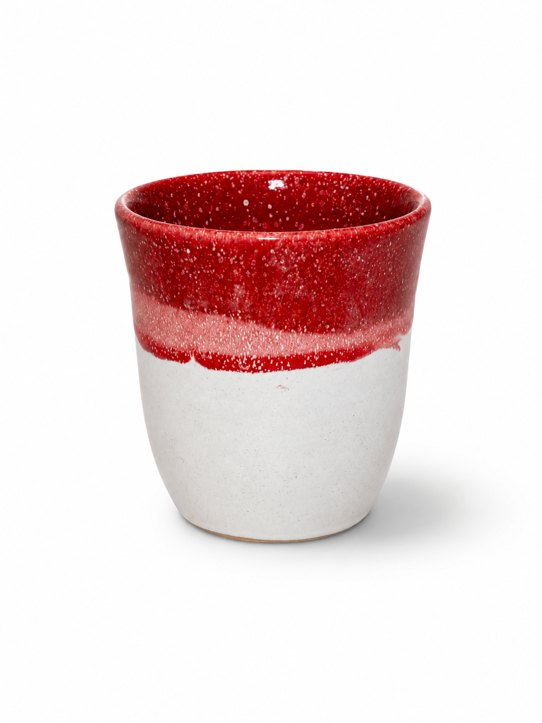 Accessories - Dual-Tone (Red White) Lotus Small Cup