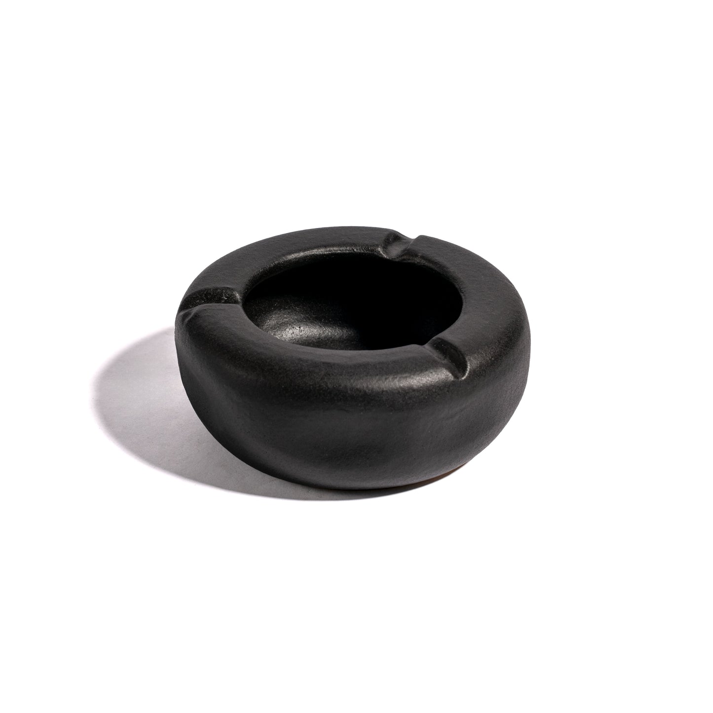 Accessories - Black Textured Ashtray