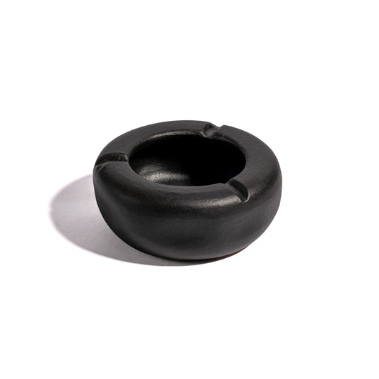 Accessories - Black Textured Ashtray