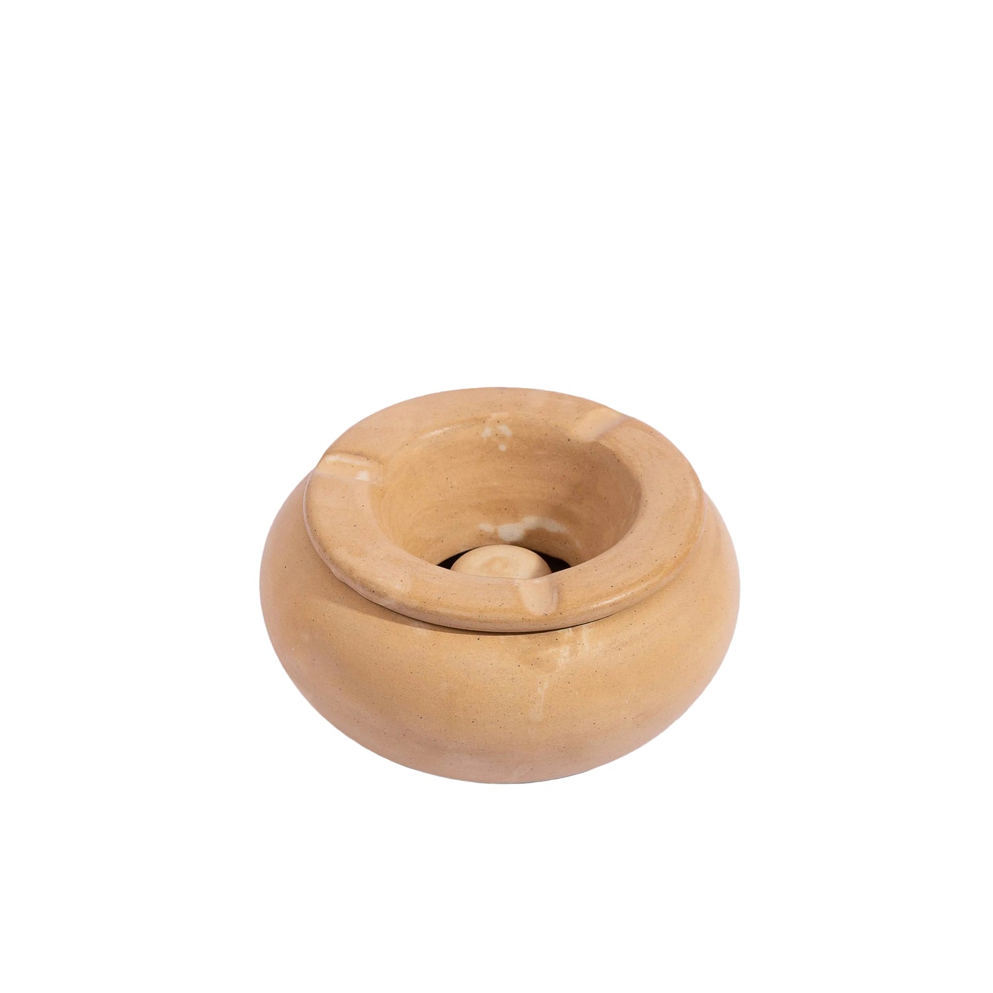 Accessories - Nude (Sand Beige) Ashtray with Cover