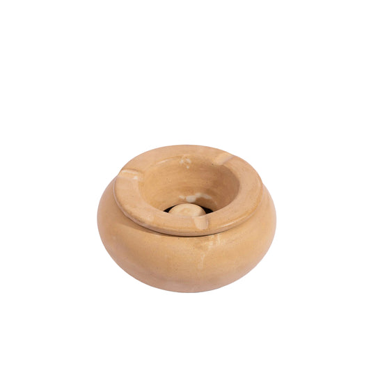 Accessories - Nude (Sand Beige) Ashtray with Cover