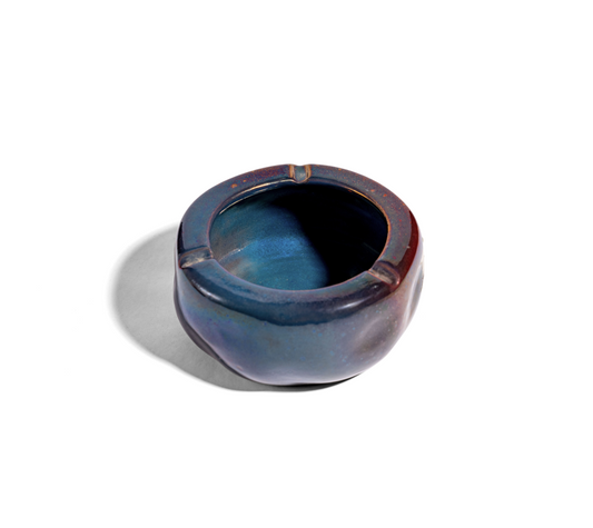 Accessories - Oxidized Blue Ashtray